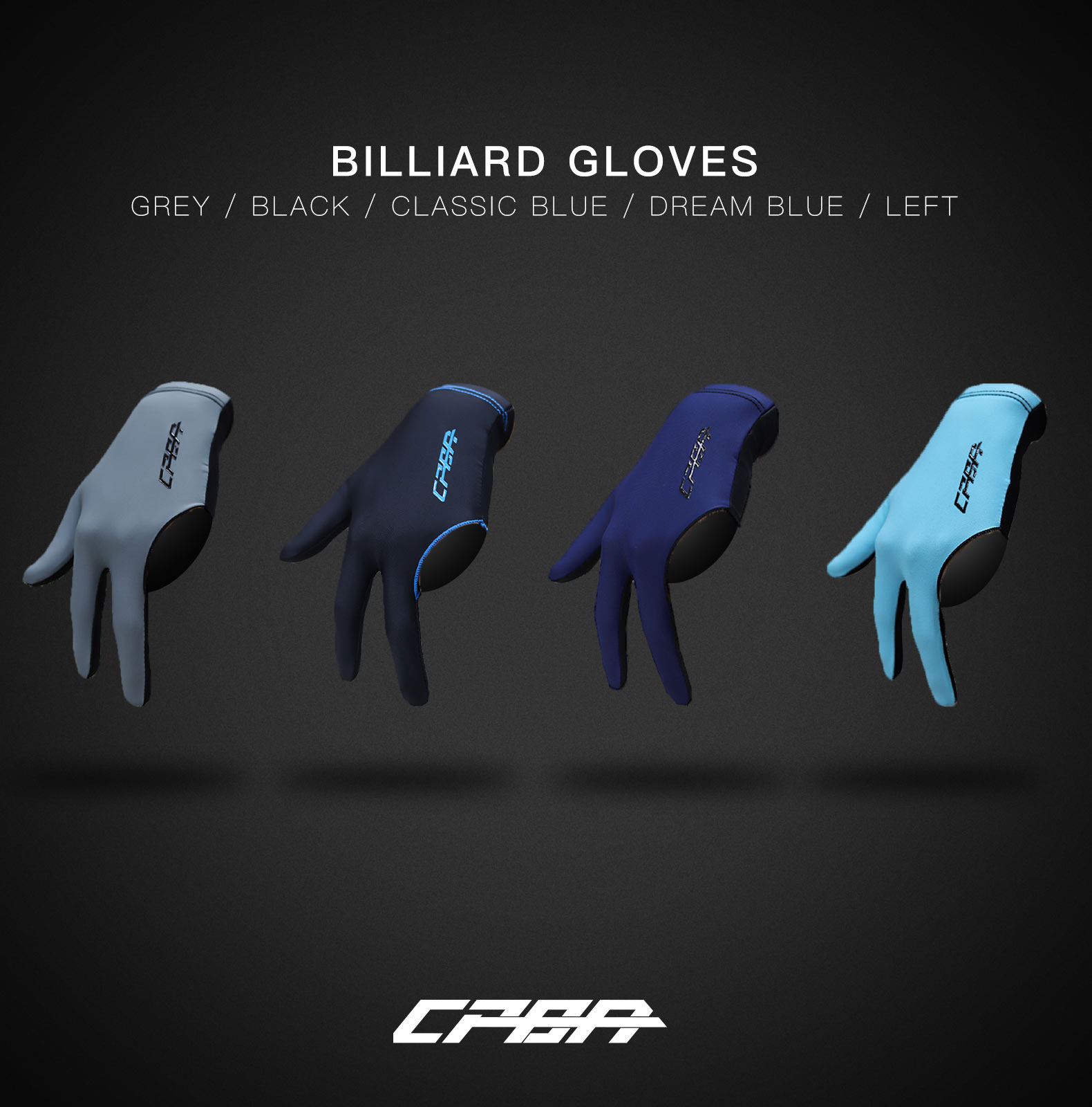 CPBA Professional Billiard Glove [Close Finger] Left hand only